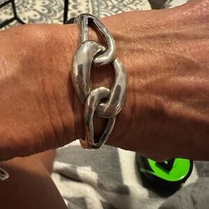 .925 sterling silver infinity bracelet